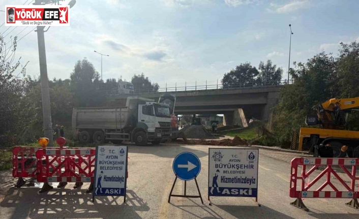 Aydın Büyükşehir Zeybek Mahallesi’nde alt yapı çalışması gerçekleştirdi