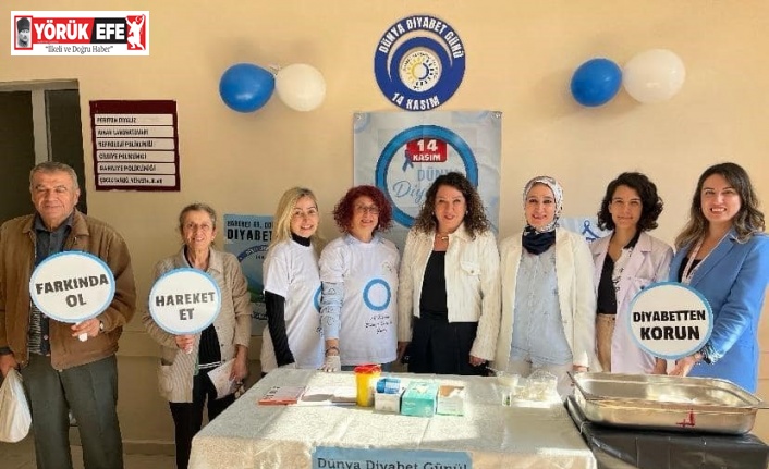 Aydın Devlet Hastanesi’nde vatandaşlar diyabete karşı bilgilendirildi