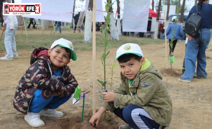 Aydın’da 7 bin fidan toprakla buluştu