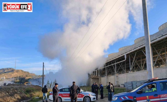 Aydın’da jeotermal akışkan iletim hattı patladı: 170 derecelik su çevreye yayıldı