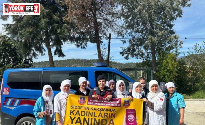 Bozdoğan’da kadınlara KADES bilgilendirmesi