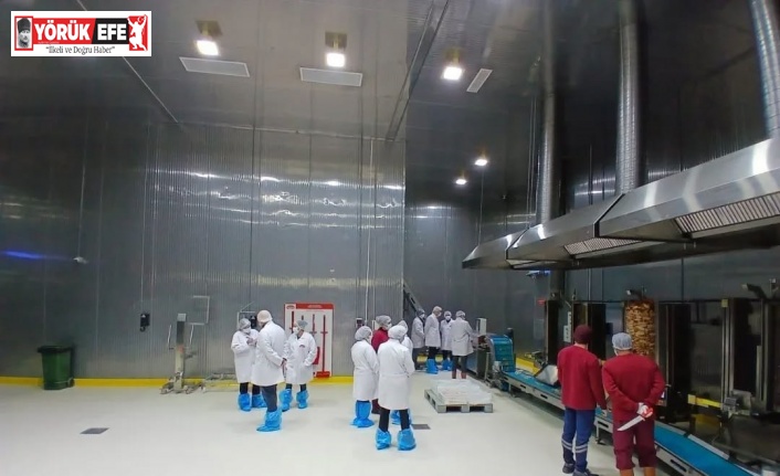 Buharkent’te kanatlı döner üretim tesisinde inceleme yapıldı