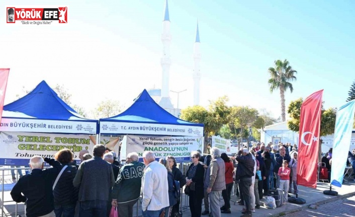 Büyükşehir’in ata tohumları Didim’de dağıtıldı