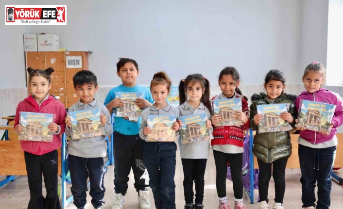 Didim’in Renkleri boyama kitabı minik öğrencilerle buluştu