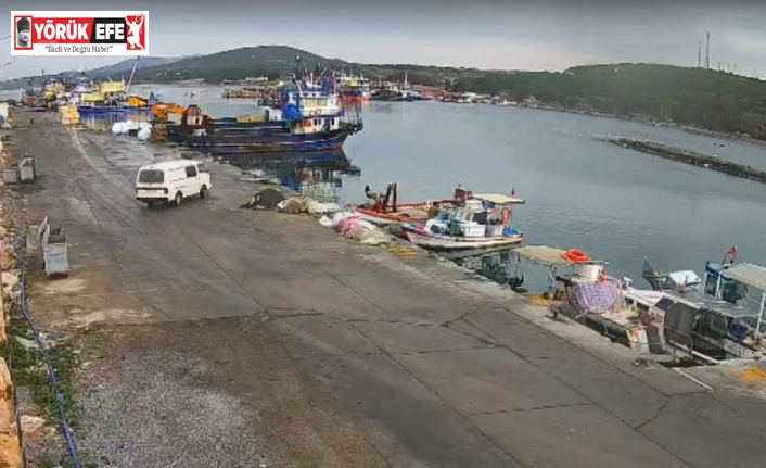 Direksiyon hakimiyeti kaybolan araç denize uçtu