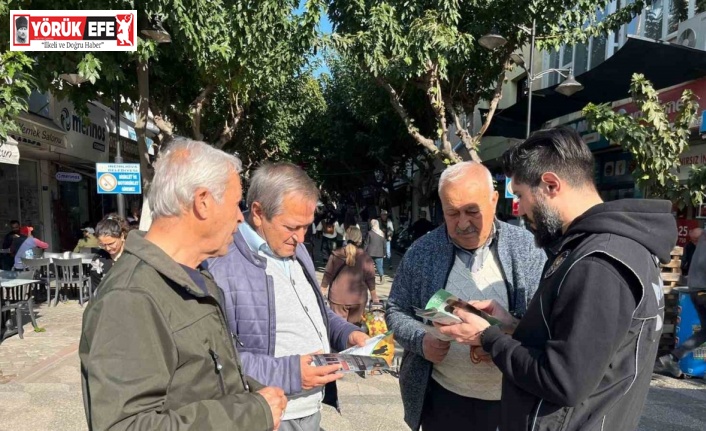 İncirliova’da polis ekipleri vatandaşları uyuşturucuya karşı bilgilendirdi