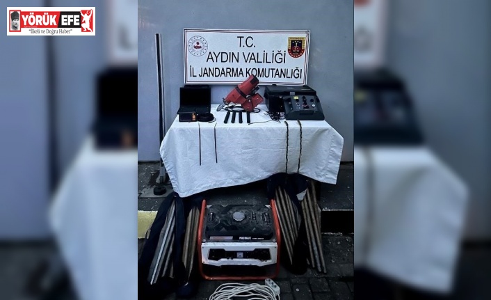 İzinsiz kazı yapan 5 kişi suçüstü yakalandı