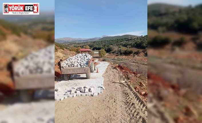 Karacasu Dibekbükü mevkiindeki yol çalışması tamamlandı