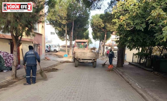 Karacasu’da çevre temizliği için ekipler sahada