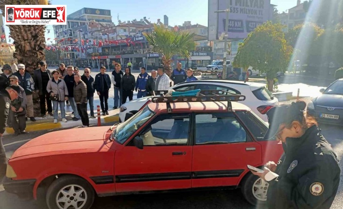 Kaza yapıp şoka giren yaşlı adam hastaneye kaldırıldı