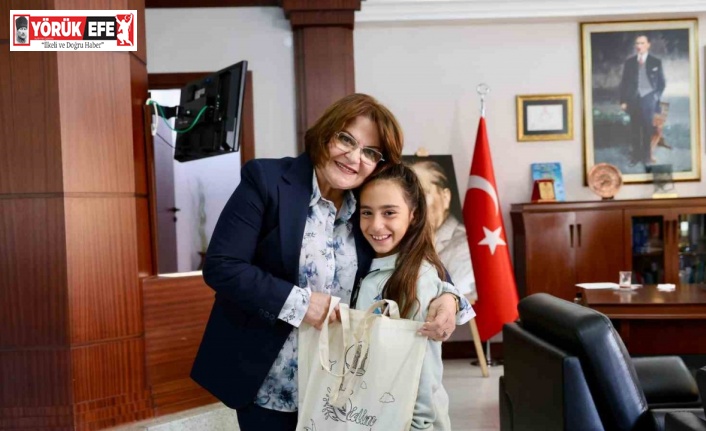 Küçük yelkenciler Başkan Gençay ile görüştü