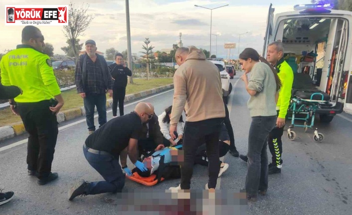 Motosiklet refüje çarptı: 1 ölü, 1 yaralı