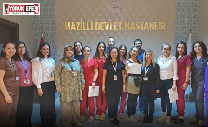 Nazilli’de ameliyathane hemşireleri sertifikalarını aldı