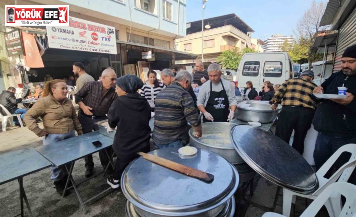 Nazilli’de sanayi esnafı imece usulü hayır yaptı