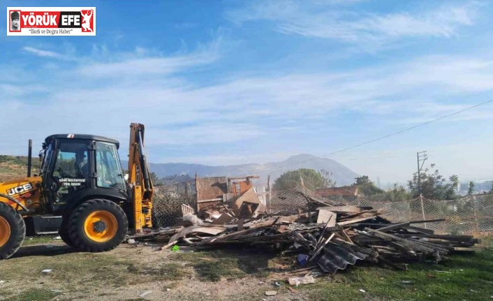 Söke Belediyesi’nden kaçak keçi ağıllarına müdahale