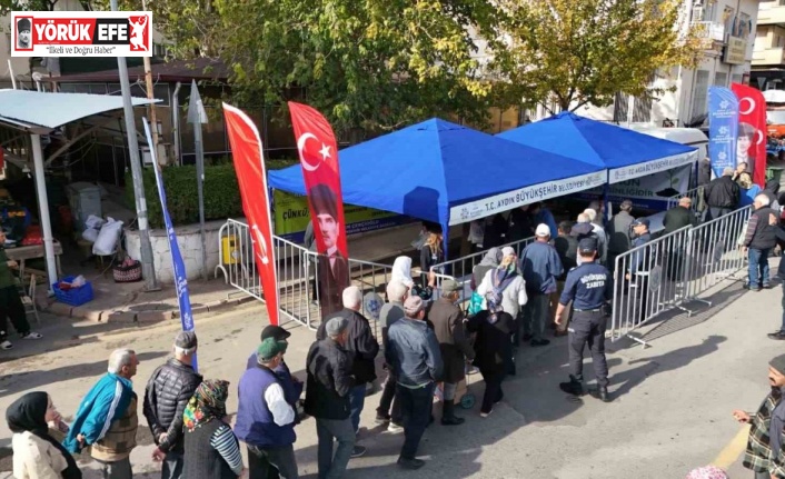 Sultanhisar’da kışlık fideler vatandaşlara dağıtıldı