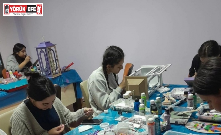 Sultanhisar’da yurtta kalan öğrenciler, yeteneklerini keşfediyor