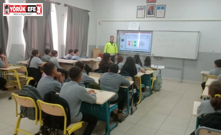 Yenipazar’da öğrencilere trafik eğitimi verildi