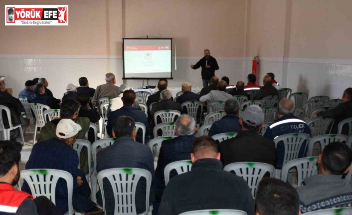 Yenipazar’da üreticiler şap hastalığıyla mücadele konusunda bilgilendirildi