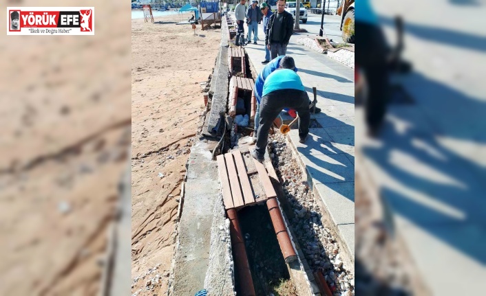 Aydın Büyükşehir Belediyesi’nde hızlı müdahale: Altıkum’da onarım çalışmaları devam ediyor