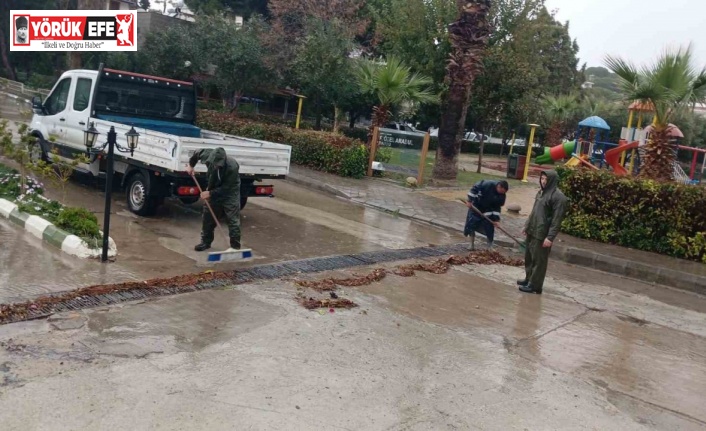 Aydın Büyükşehir’den sağanak mesaisi