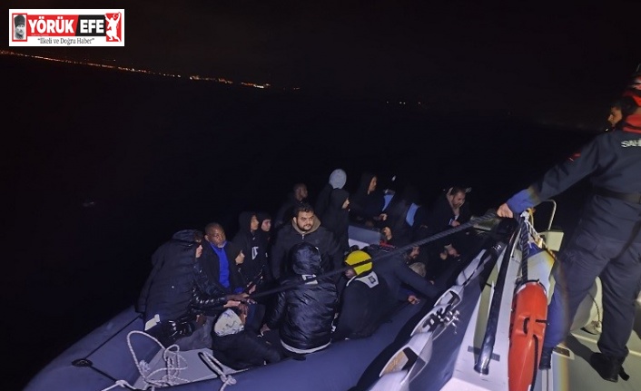 Aydın’da 31 düzensiz göçmen kurtarıldı