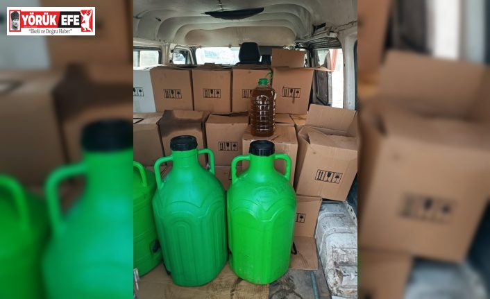 Aydın’da bin 300 litre tağşiş yağ ele geçirildi