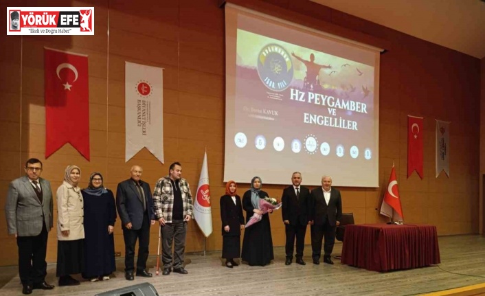 Aydın’da ’Peygamberimiz ve Engelliler’ konferansı düzenlendi