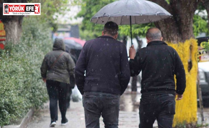 Aydın’da yağış akşam saatlerine kadar sürecek