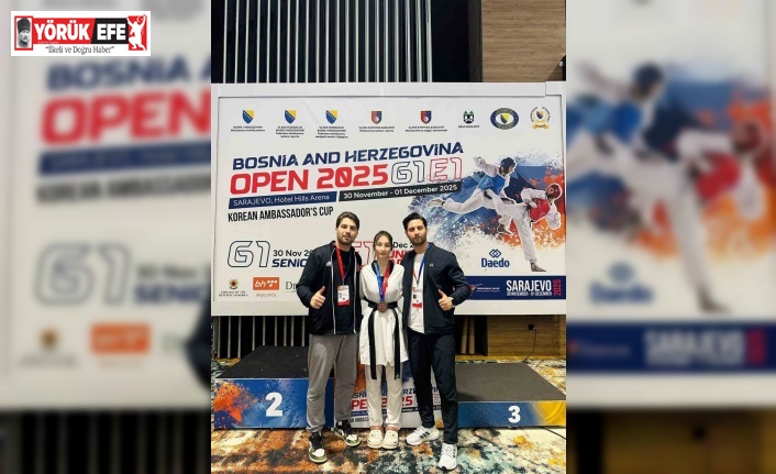 Bosna Hersek’teki yarışmada üçüncü oldu