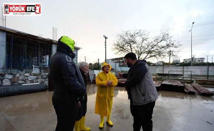 Didim Belediyesi aşırı yağış sonrası teyakkuz halinde