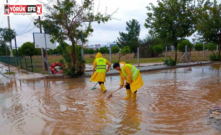 Didim Belediyesi ekiplerinden anında müdahale