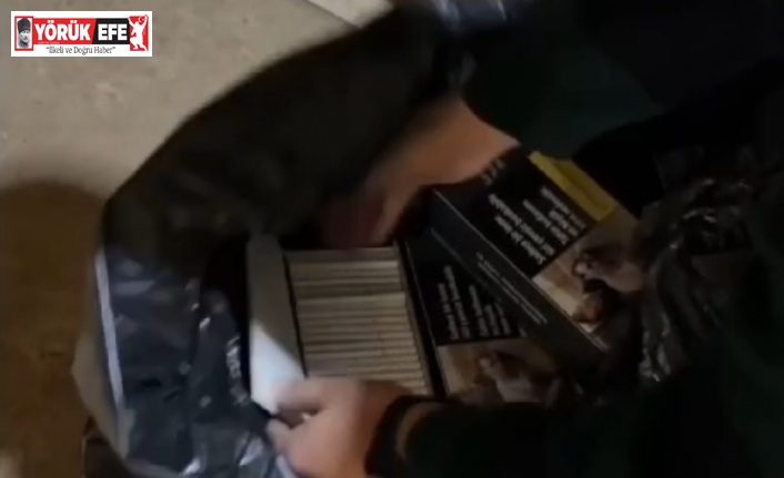 Efeler’de kaçak sigara operasyonu: 2 gözaltı