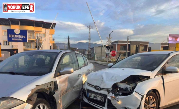 İncirliova’da otomobiller çarpıştı: 1 yaralı