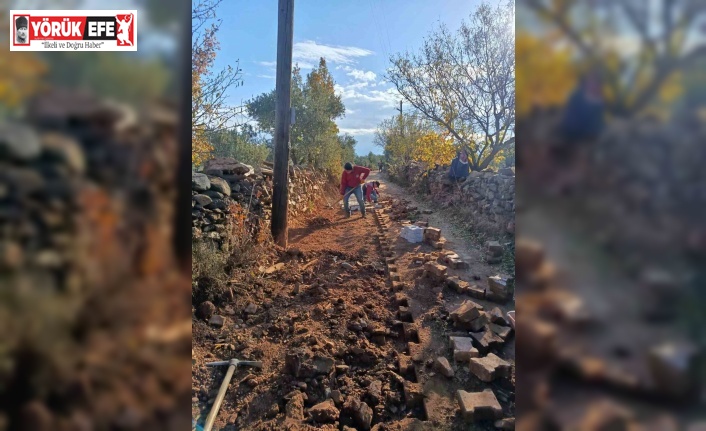 Karacasu Yazır’da yollar bakıma alındı