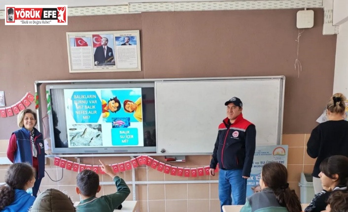 Koçarlı’da öğrencilere balık tüketiminin önemi anlatıldı