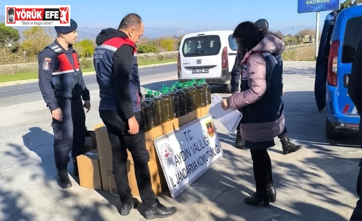 Otobüs bagajından 400 litre kaçak yağ çıktı