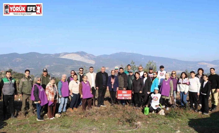 Söke’de fidanlar toprakla buluştu