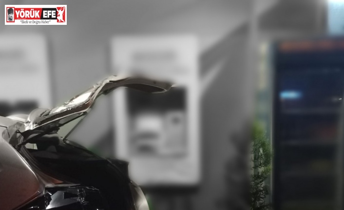 Takla atan araç banka şubesine çarparak durabildi: 2 yaralı