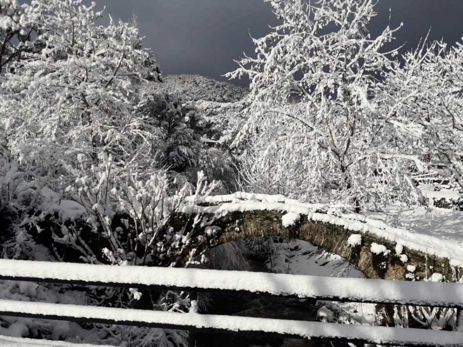 Aydın’Da Kar Yağışı İle Kartpostallık Görüntüler Oluştu 