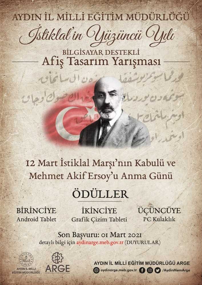 Aydın İl Milli Eğitim’Den Afiş Tasarımı Yarışması 