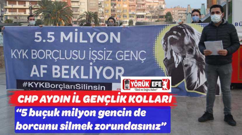 CHP Aydın Gençlik Kollarından Hükümete Çağrı