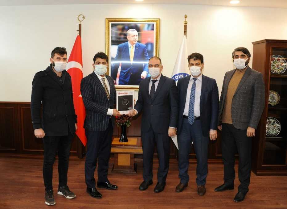 Cihannüma Dayanışma Ve İşbirliği Derneği Adü Rektörü Aldemir’İ Ziyaret Etti