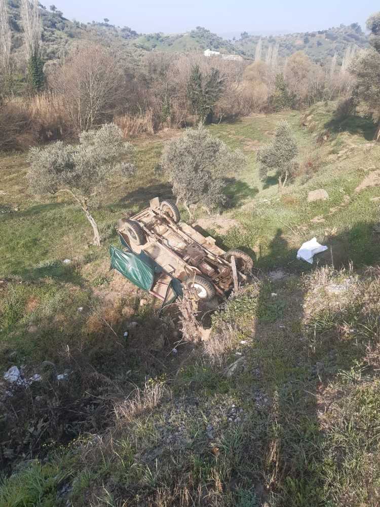 Cip Şarampole Devrildi: 1 Yaralı