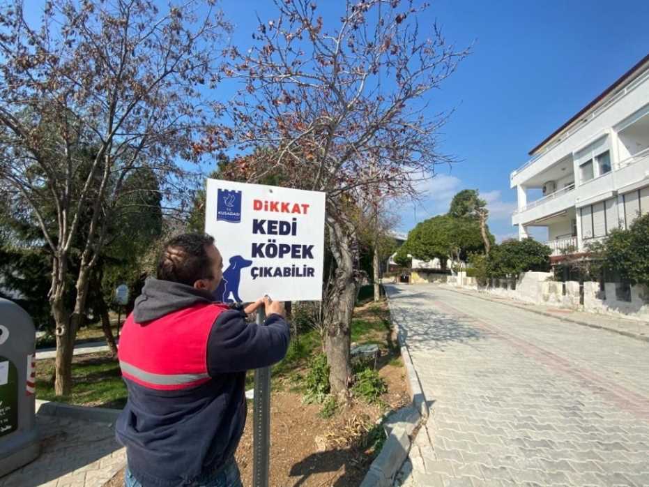 Hayvan Dostu Kuşadası Belediyesi’Nden Örnek Bir Uygulama Daha 