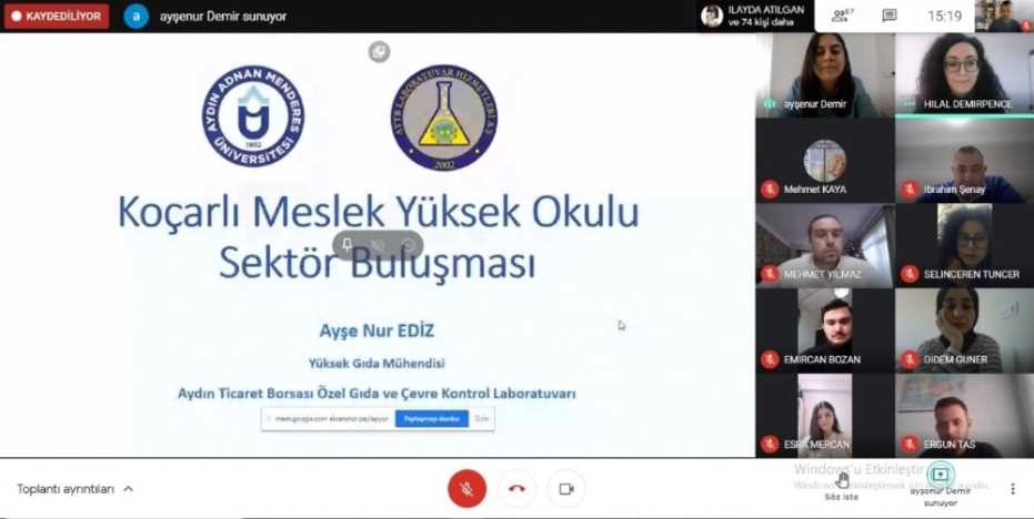 Koçarlı Myo Öğrenci-Sektör Buluşması Gerçekleşti