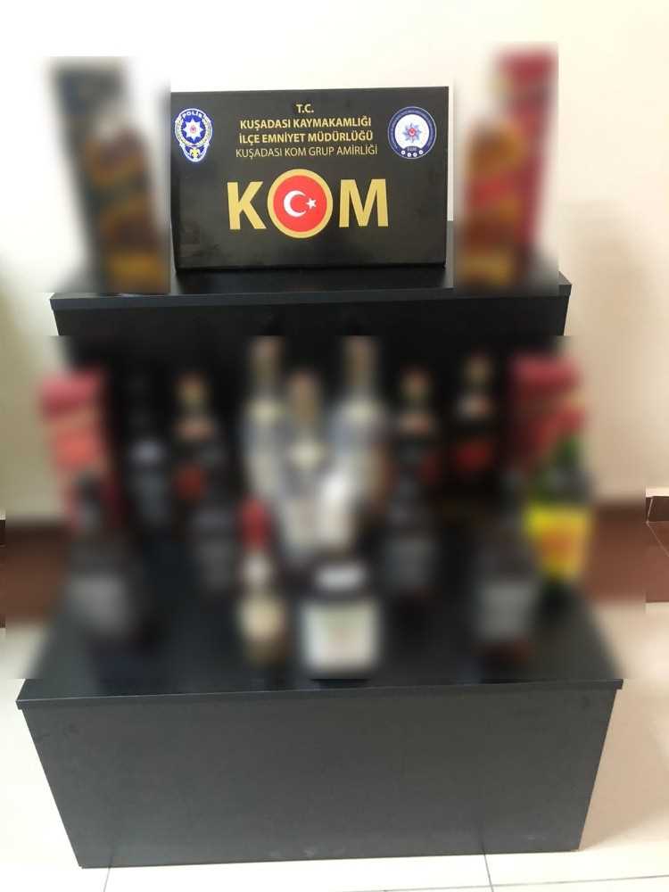 Kuşadası’Nda Sahte Alkol Operasyonu, 1 Şüpheli Gözaltına Alındı 