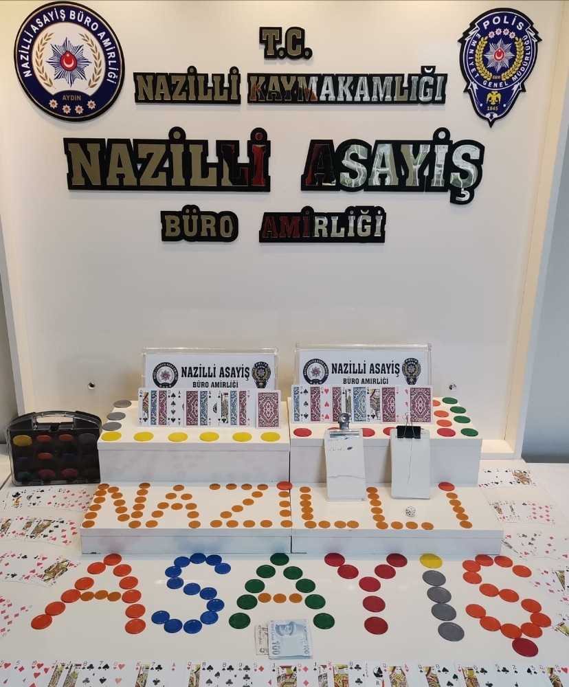 Nazilli’Deki Kumar Operasyonunda 13 Bin 458 Tl Ceza Uygulandı