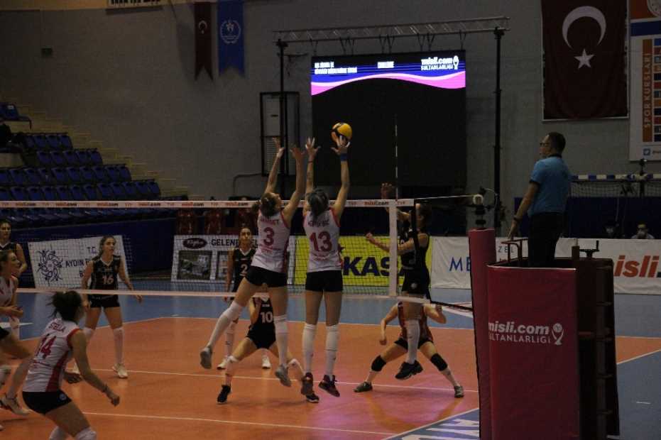 Sultanlar Ligi: Aydın Büyükşehir Belediyespor: 3 - Çan Gençlik Kalespor: 1 