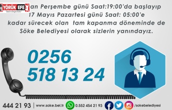 SÖKE BELEDİYESİ YANINIZDA